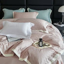 GobekUsa 1000TC Egyptian Cotton Jacquard Duvet Cover Set: Luxury Satin Silky Bedding Collection