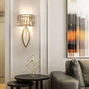 GobekUsa Crystal Wall Lamp: Luxury LED Indoor Lighting for Bedroom & Living Room