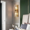 GobekUsa Crystal Wall Lamp: Luxury LED Indoor Lighting for Bedroom & Living Room