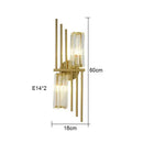 GobekUsa Crystal Wall Lamp: Luxury LED Indoor Lighting for Bedroom & Living Room