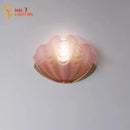 GobekUsa Brass Glass Shell LED Wall Lamp for Luxurious Design Aesthetic