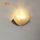 GobekUsa Brass Glass Shell LED Wall Lamp for Luxurious Design Aesthetic