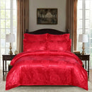 GobekUsa Jacquard Luxury Bedding Set - King Size Duvet Cover & Bed Quilts - High Quality Home Textile