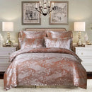 GobekUsa Jacquard Luxury Bedding Set - King Size Duvet Cover & Bed Quilts - High Quality Home Textile