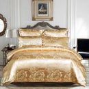 GobekUsa Jacquard Luxury Bedding Set - King Size Duvet Cover & Bed Quilts - High Quality Home Textile