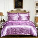 GobekUsa Jacquard Luxury Bedding Set - King Size Duvet Cover & Bed Quilts - High Quality Home Textile