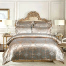 GobekUsa Jacquard Luxury Bedding Set - King Size Duvet Cover & Bed Quilts - High Quality Home Textile