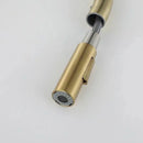 GobekUsa Brushed Gold Pull Out Kitchen Faucet Luxury Black Sink Tap Kitchen Mixer