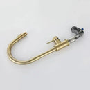 GobekUsa Brushed Gold Pull Out Kitchen Faucet Luxury Black Sink Tap Kitchen Mixer