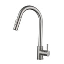 GobekUsa Brushed Gold Pull Out Kitchen Faucet Luxury Black Sink Tap Kitchen Mixer