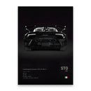 GobekUsa Luxury Car Canvas Art Print Home Decor Gift