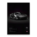 GobekUsa Luxury Cars Canvas Wall Art Print - Modern Home Decor
