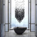 GobekUsa Crystal LED Chandelier: Luxury Staircase & Hallway Lighting Fixture