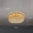 GobekUsa Crystal LED Wall Lamp: Minimalist Luxury Lighting for Living Room TV Background