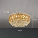 GobekUsa Crystal LED Wall Lamp: Minimalist Luxury Lighting for Living Room TV Background