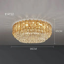GobekUsa Crystal LED Wall Lamp: Minimalist Luxury Lighting for Living Room TV Background