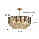 GobekUsa Crystal LED Wall Lamp: Minimalist Luxury Lighting for Living Room TV Background