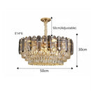 GobekUsa Crystal LED Wall Lamp: Minimalist Luxury Lighting for Living Room TV Background
