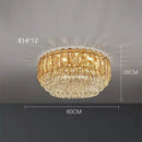 GobekUsa Crystal LED Wall Lamp: Minimalist Luxury Lighting for Living Room TV Background