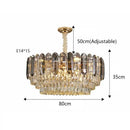 GobekUsa Crystal LED Wall Lamp: Minimalist Luxury Lighting for Living Room TV Background