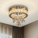 GobekUsa Crystal LED Ceiling Chandelier for Luxury Living Room Decor