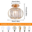 GobekUsa Crystal LED Ceiling Chandelier for Luxury Living Room Decor
