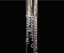 GobekUsa Luxury Chrome Crystal LED Chandelier for Staircase