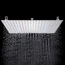 GobekUsa 20 Inch Luxury Chrome Square Shower Head Stainless Steel Ultrathin Rainfall Head