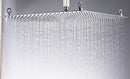 GobekUsa 20 Inch Luxury Chrome Square Shower Head Stainless Steel Ultrathin Rainfall Head