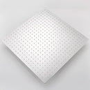 GobekUsa 20 Inch Luxury Chrome Square Shower Head Stainless Steel Ultrathin Rainfall Head