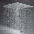 GobekUsa 20 Inch Luxury Chrome Square Shower Head Stainless Steel Ultrathin Rainfall Head