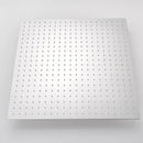 GobekUsa 20 Inch Luxury Chrome Square Shower Head Stainless Steel Ultrathin Rainfall Head