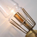 GobekUsa Copper & Glass Chandelier - Luxury Lighting Fixture for Living, Dining, Bedroom - Dimmable