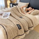 GobekUsa Double-Layer Luxury Coral Fleece Winter Blanket