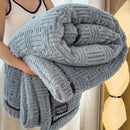 GobekUsa Double-Layer Luxury Coral Fleece Winter Blanket