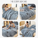 GobekUsa Double-Layer Luxury Coral Fleece Winter Blanket