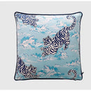 GobekUsa Coral Lynx Velvet Cushion Cover: Luxury Mystical Animal Theme for Sofa