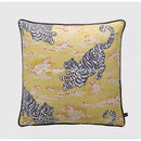 GobekUsa Coral Lynx Velvet Cushion Cover: Luxury Mystical Animal Theme for Sofa