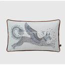 GobekUsa Coral Lynx Velvet Cushion Cover: Luxury Mystical Animal Theme for Sofa