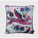GobekUsa Coral Lynx Velvet Cushion Cover: Luxury Mystical Animal Theme for Sofa