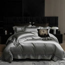 GobekUsa 1000TC Egyptian Cotton Luxury Satin Bedding Set with Wide Hollow Edge