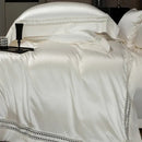 GobekUsa 1000TC Egyptian Cotton Luxury Satin Bedding Set with Wide Hollow Edge