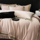 GobekUsa 1000TC Luxury Embroidery Bedding Set - Full/Queen/King 4Pcs