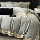 GobekUsa 1000TC Luxury Embroidery Bedding Set - Full/Queen/King 4Pcs