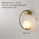 GobekUsa Luxury creative LED Bedside wall lamp