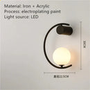 GobekUsa Luxury creative LED Bedside wall lamp