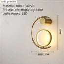GobekUsa Luxury creative LED Bedside wall lamp