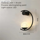GobekUsa Luxury creative LED Bedside wall lamp