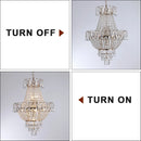 GobekUsa Luxury Crystal Chandelier Copper Color 7-Light Fixture