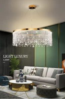 GobekUsa Luxury Crystal Chandelier Pendant Light Fixture